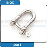 Manille Inox forme droite